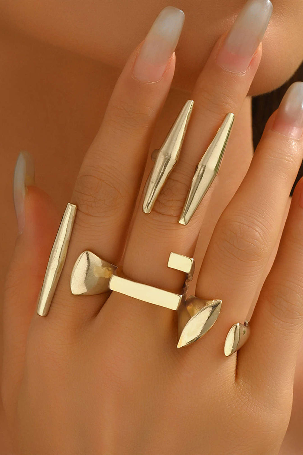 Maison Ardoise Geometric Ring