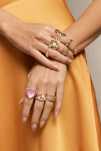 Maison Ardoise Heart Pearl Ring