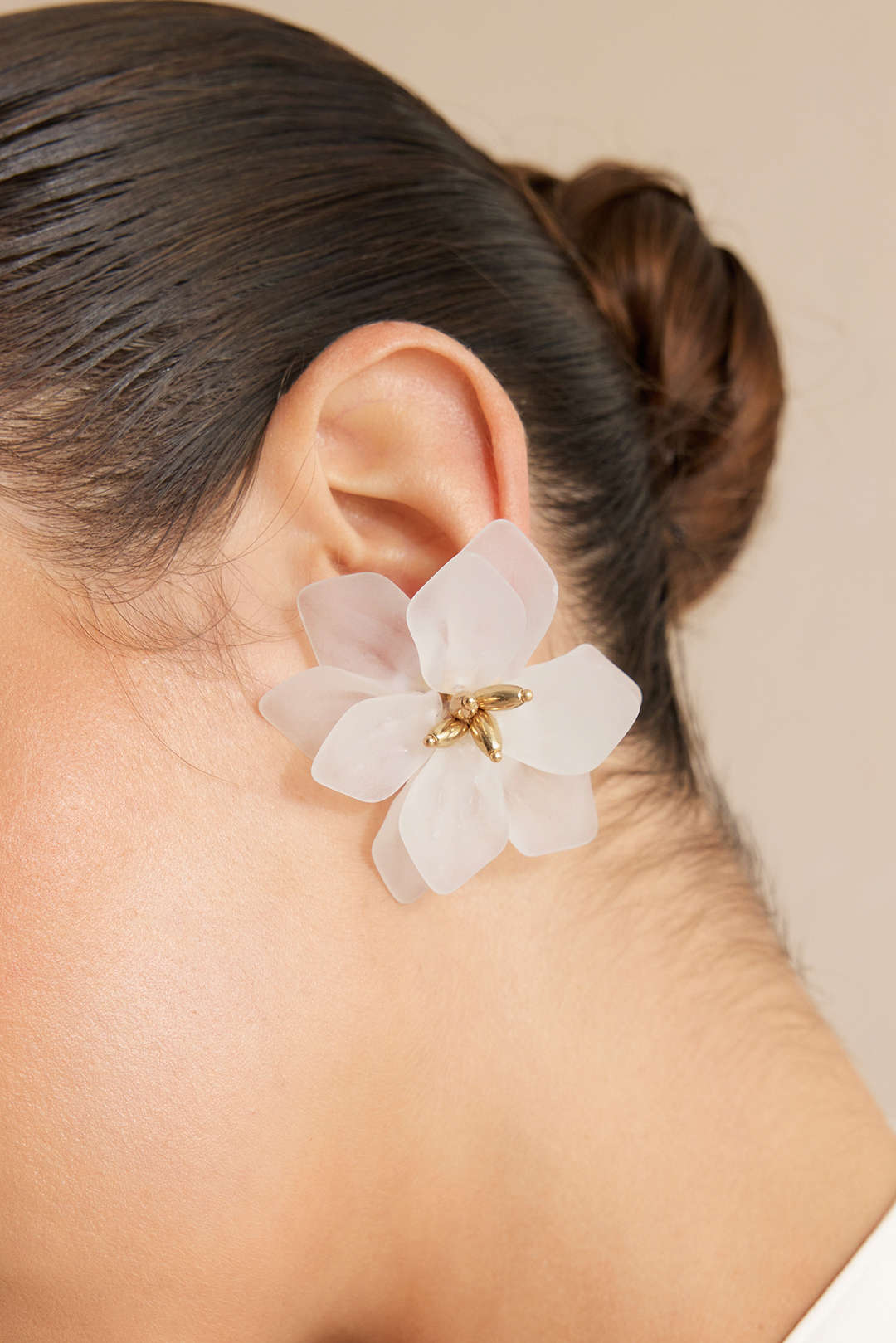 Maison Ardoise 3D Flower Earrings