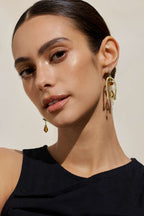 Maison Ardoise Asymmetrical Earrings