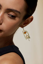 Maison Ardoise Asymmetrical Earrings