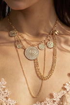 Maison Ardoise Sun Necklace