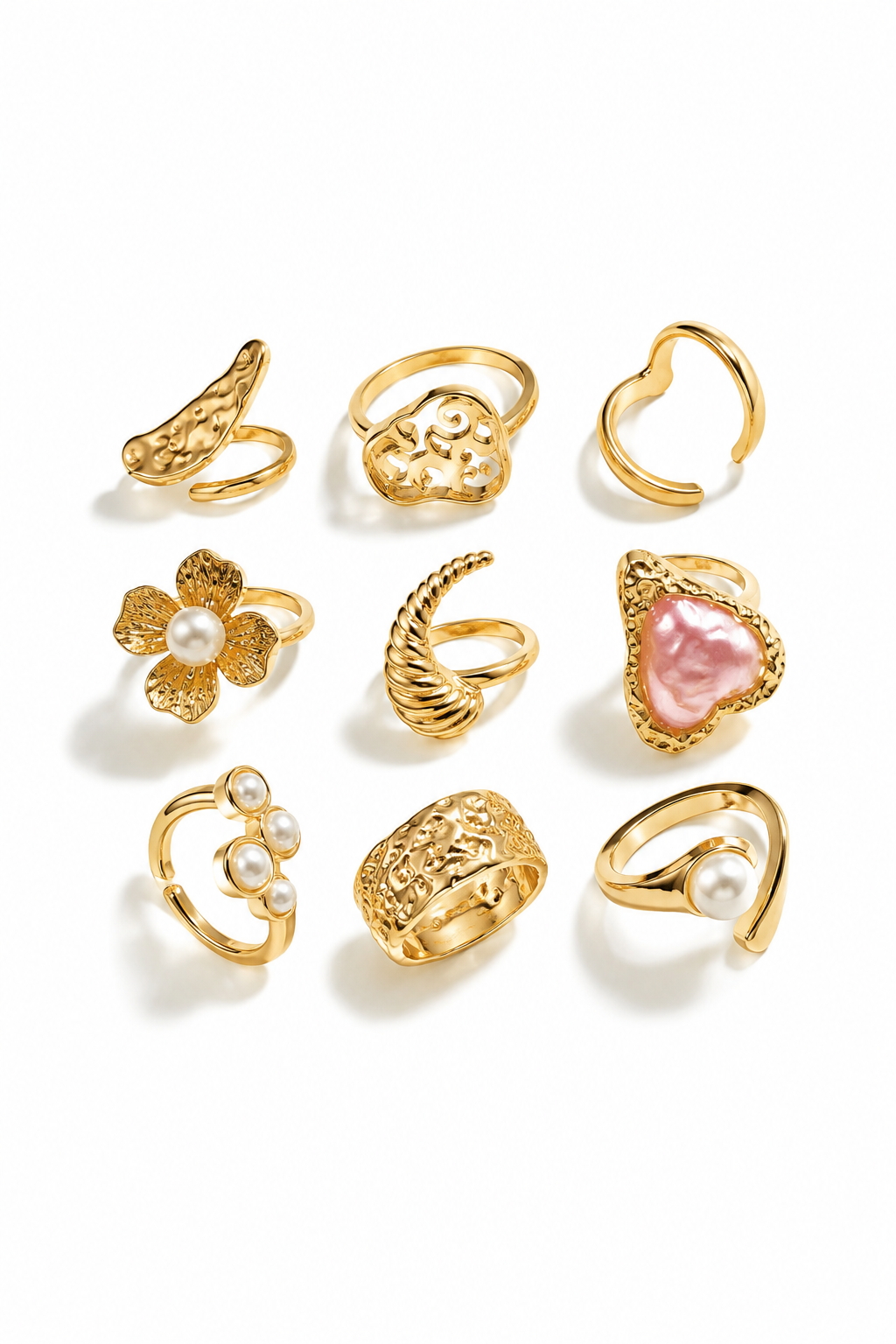 Maison Ardoise Heart Pearl Ring