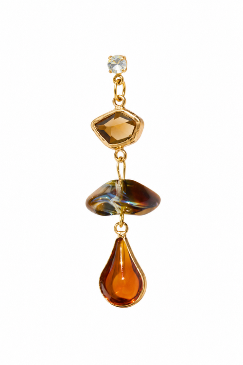 Maison Ardoise Asymmetrical Earrings