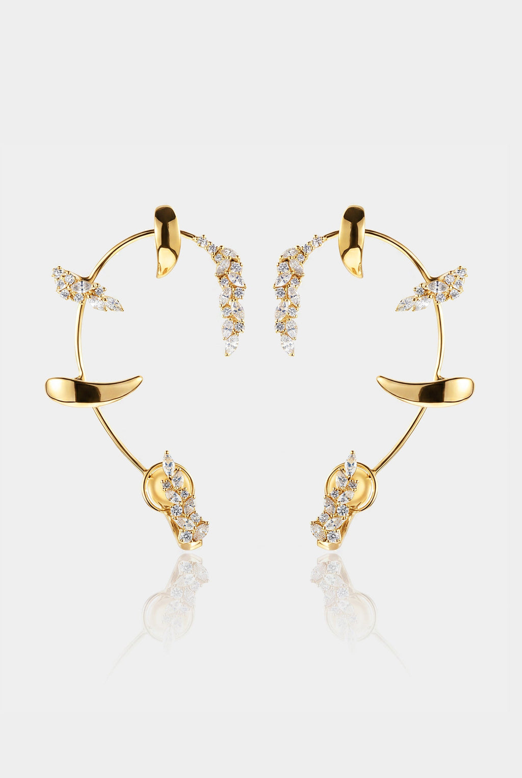 Maison Ardoise Rhinestone Earrings