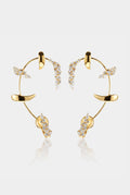 Maison Ardoise Rhinestone Earrings