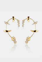 Maison Ardoise Rhinestone Earrings