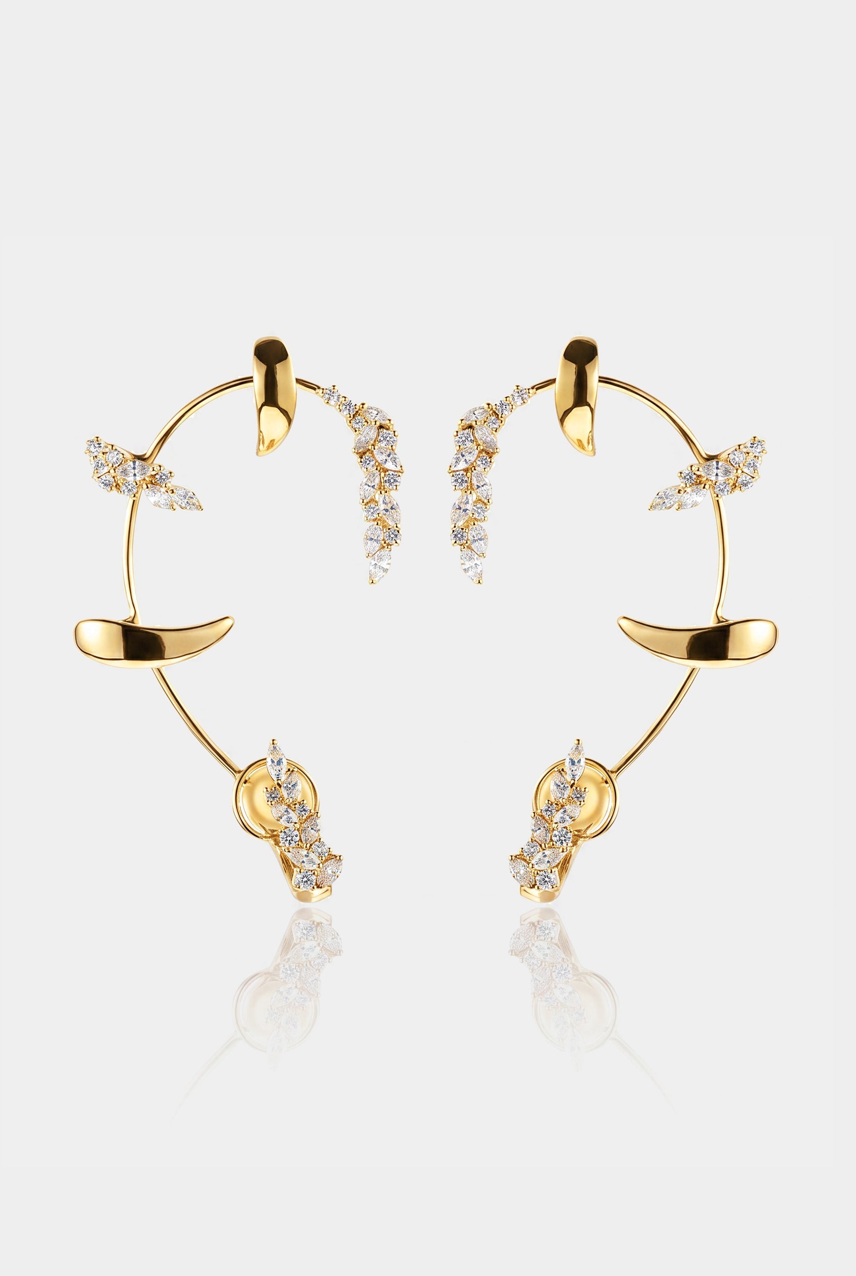 Maison Ardoise Rhinestone Earrings