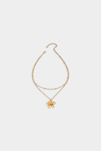 Maison Ardoise Flower Necklace