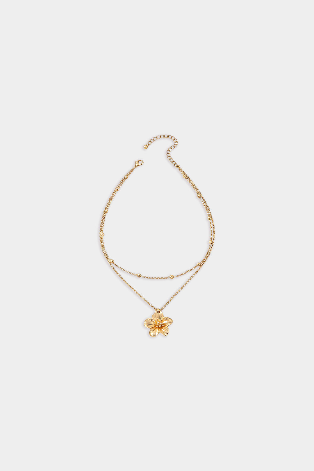Maison Ardoise Flower Necklace