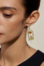 Maison Ardoise Asymmetrical Earrings