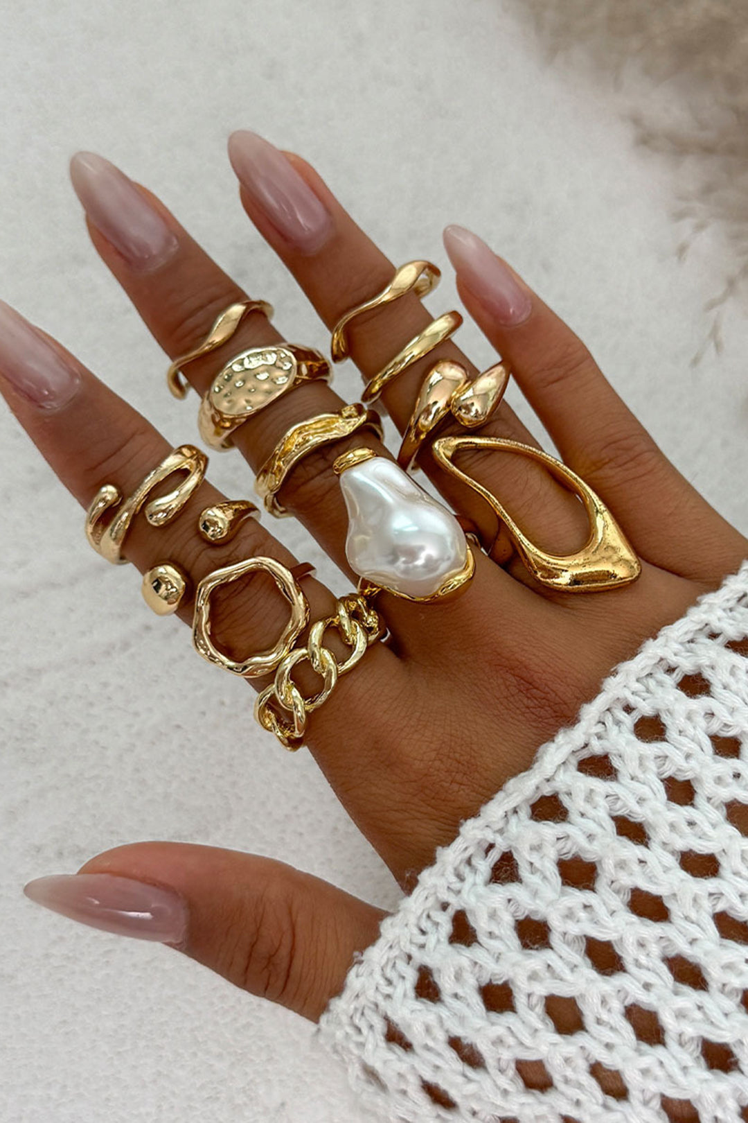 Maison Ardoise Pearl Ring